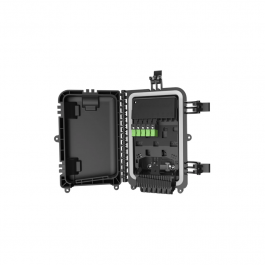 コンポ Caixa CTO Óptica Montada 1x8 SC/APC NAP POP 16 (6.5 a 10) com 9