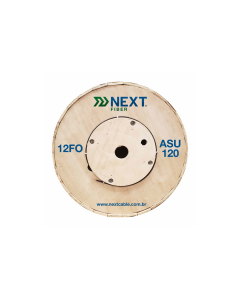 CABO DE FIBRA OPTICA ASU120 NR 12FO 3KM - NEXT FIBER