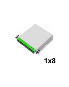 SPLITTER CASSETE MODULAR BOX 1X8 SC/APC FIBERVIX FV6021