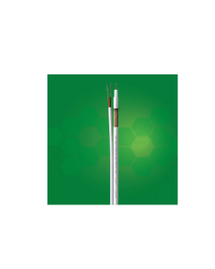 CABO COAXIAL BIPOLAR CAMERA RF 4MMCEL PRO 85% (F) 75OHM NU DUPLA BLINDAGEM + 2X26AWG 100M PRETO - CONDUTTI