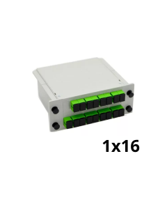 SPLITTER CASSETE MODULAR BOX 1X16 SC/APC FIBERVIX FV6022