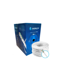 CABO DE REDE CFTV 4 PARES CAIXA 305 MTS BRANCO SL CO-05