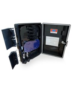 CAIXA CTO DUPLA TRAVA COM CHAVES PARA SPLITTER PLC 1X16 FIBERVIX FV9016 (SEM SPLITTER)