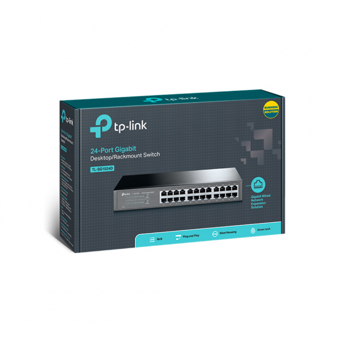 Turbine sua rede: TP-Link TL-SG1024D - Switch Gigabit de 24 portas