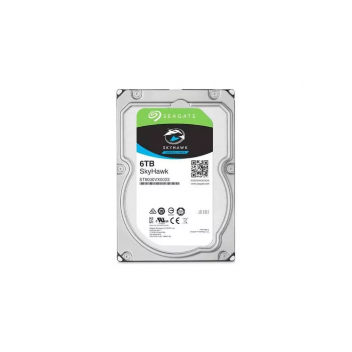 HD SATA3 6TB SEAGATE SKYHAWK 3.5 256MB ST6000VX009 PARA CFTV, DVR