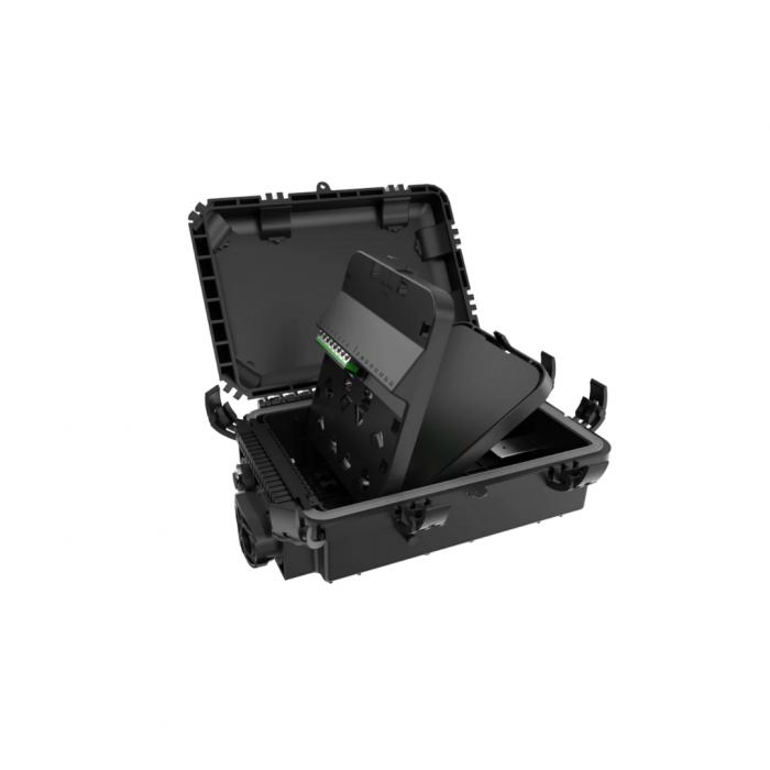 Caixa CTO Óptica Montada 1X8 SC/APC NAP RE (6.5 a 12) com 8
