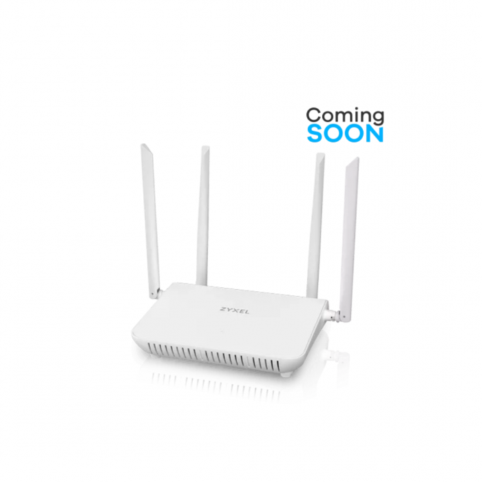 Roteador Wi-Fi 6 AX1800 Giga Zyxel EX3220-T0-BR01V1F: Wi-Fi rápido