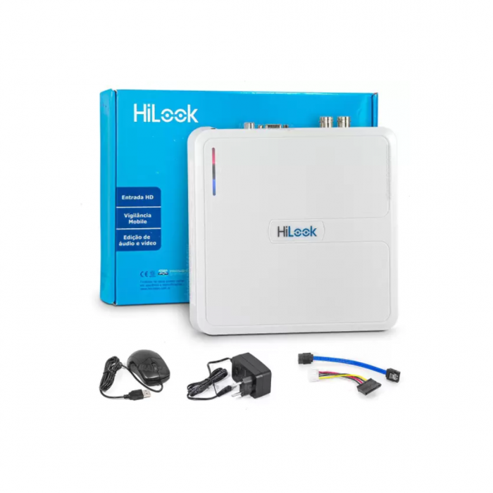 DVR 4 Canais Turbo HD HiLook 1080N Lite 5 em 1 DVR-104G-K1 CKD